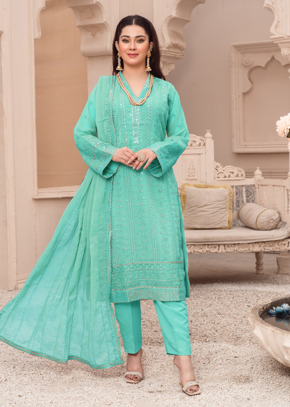 Aashna - Sea Green